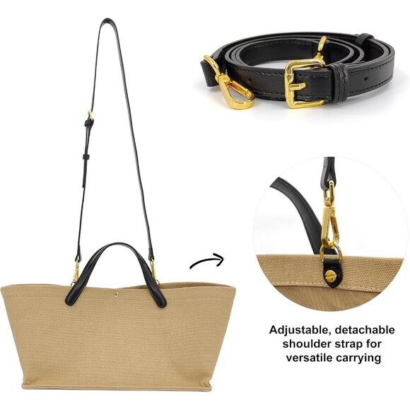 2Pcs Large Tote & Pouch Set - Transformable Women's Handbag for Every Occasion - Picture 7 of 8